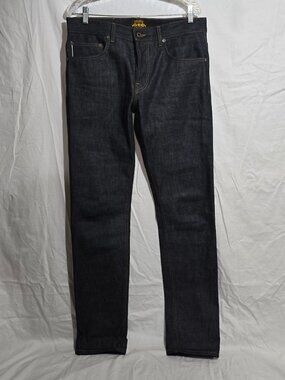 BRAVE STAR Hand Made in USA Selvedge Cone Denim Jeans - Blue - Sz 34*